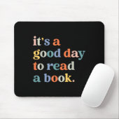 楽しい読書の日 Funny+Books+Library マウスパッド (マウス)