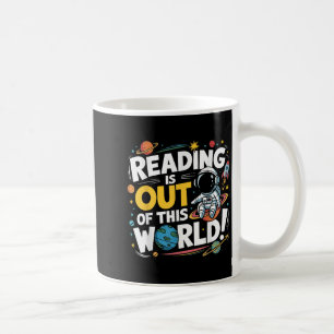 楽しい読書はこの世のものではない宇宙の本好き コーヒーマグカップ