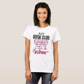 楽しい読書会 ワイン Tシャツ (正面フル)