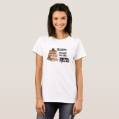 楽しい読書家の引用 睡眠 私はあなたが再び言うと思った Tシャツ (正面フル)