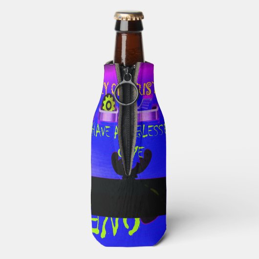 楽しい賛美クリスマスを過ごす – Aフェスティバルデジタル ボトルクーラー (ボトル裏面)