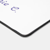 楽しい赤いケシ、ヒマワリと蝶 デスクマット (コーナー)