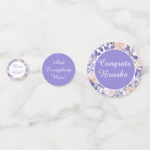 楽しい赤ちゃんシャワーの装飾テーブル コンフェッティ (裏面)