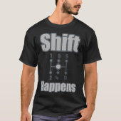 楽しい車好きへのギフト - マニュアル車は大変だね Tシャツ (正面)