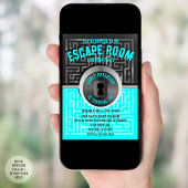 楽しい迷路からの脱出パーティーへの招待 招待状