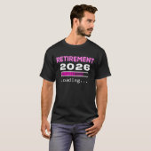楽しい退職 2026 カウントダウン ローディング Tシャツ (正面フル)