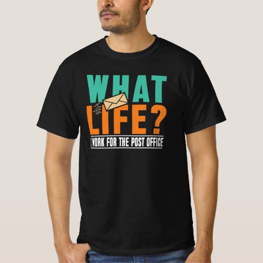 楽しい郵便配達員 USPS ポストマン ユーモア ギフト Tシャツ (正面)