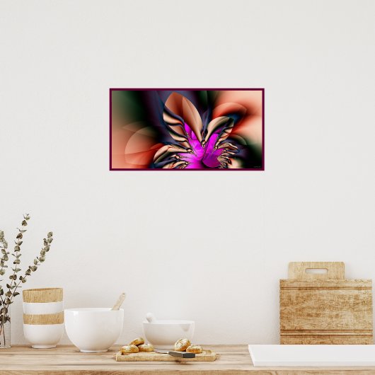 楽しい配置。 ポスター (キッチン)