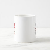 楽しい野球チーム 強打 速走 左折 T コーヒーマグカップ (中央)