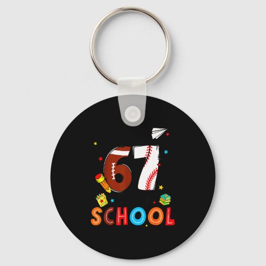 楽しい野球 学校を67日間生き残った キーホルダー (正面)
