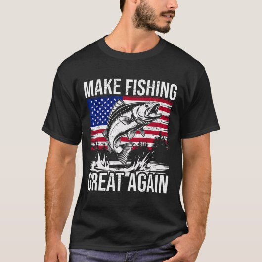 楽しい釣り共和党の服が投票 素晴らしい Tシャツ (正面)
