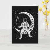 楽しい銀河宇宙飛行士タコスジョイントスペースウィードストーン カード (黄色い花)