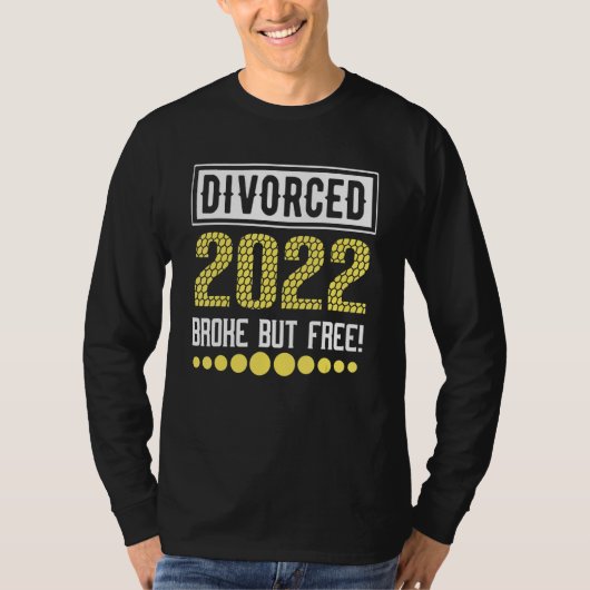 楽しい離婚 皮肉な離婚 9 Tシャツ (正面)