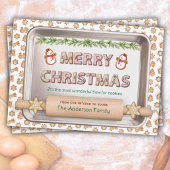 楽しい雪だるまクッキーレシピ クリスマス ホリデーカード