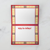 楽しい雪の休暇 シーズンカード (内部)