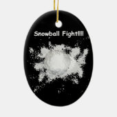 楽しい雪合戦 クリスマス オーナメント (裏面)
