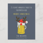 楽しい青い素晴らしい時間のライン ビール クリスマス (正面)