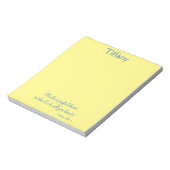 楽しい青と黄色の聖なる書物、 経典 ノートパッド (回転)