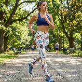 楽しい音楽好き - カラフルな楽器 レギンス