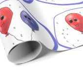 楽しい風船 ラッピングペーパー (ロールコーナー)