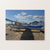 楽しい飛行機の写真、パイロット ファミリー、航空 ジグソーパズル (横)