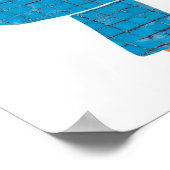 楽しい馬のHePrint、価値あるポスター紙(セミグロス) ポスター (角)