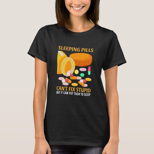 楽しい駄洒落 薬局技師 ローカルドラッグディーラー 薬剤師 Tシャツ (正面)
