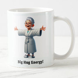 楽しい高齢の素敵なローブをした人 コーヒーマグカップ