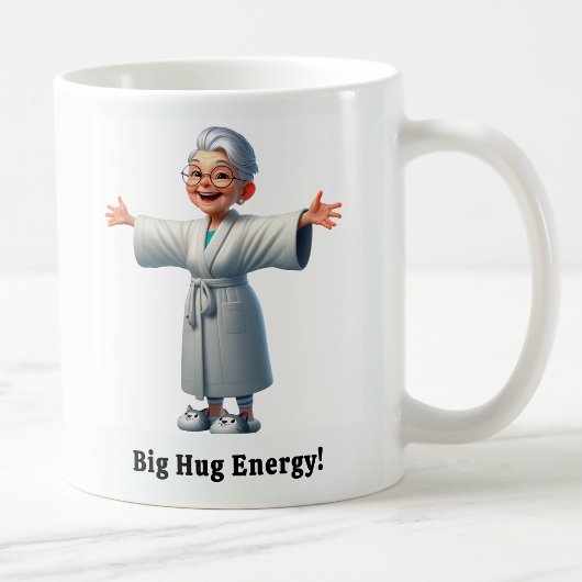 楽しい高齢の素敵なローブをした人 コーヒーマグカップ