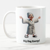 楽しい高齢の素敵なローブをした人 コーヒーマグカップ