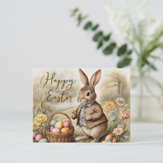 楽しい魔法のイースターバニー卵の狩り メイフィールドで ポストカード (スタンド正面)