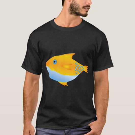 楽しい魚 Tシャツ (正面)