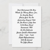 楽しい鳩の巣　男の還暦パーティーご招待 招待状 (裏面)