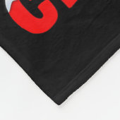 楽しい鶏のクリスマス 面白いサンタ帽子 X フリースブランケット (角)