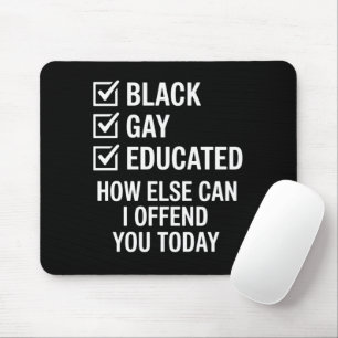楽しい黒人ゲイプライドLGBTQ権利サポート マウスパッド