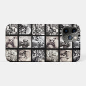 楽しい9枚の写真コラージュ画像 Case-Mate iPhoneケース (裏面(横))