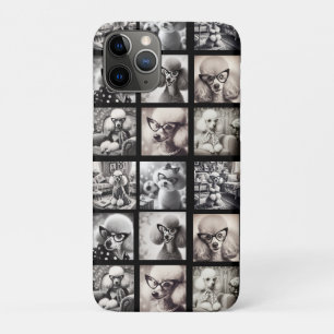 楽しい９枚の写真コラージュ画像 iPhone 11 PROケース