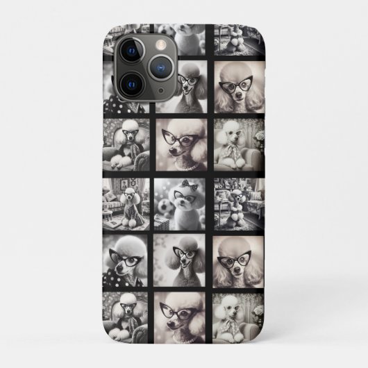 楽しい9枚の写真コラージュ画像 Case-Mate iPhoneケース (裏)