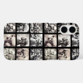楽しい9枚の写真コラージュ画像 Case-Mate iPhoneケース (裏面 (横))