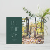 楽しい1つの写真グリーンクリスマス2022 シーズンカード (スタンド正面)