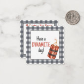 楽しい1日を！ ノートカード (正面/裏面インサイチュ)