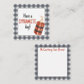 楽しい1日を！ ノートカード (正面/裏面)