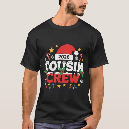 楽しい2026年のいとこクルーズキッズ家族の集まり Tシャツ (正面)