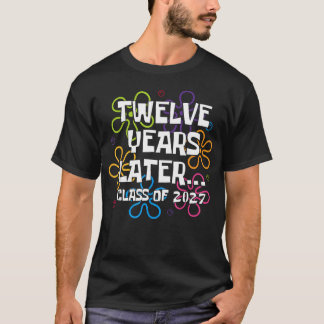 楽しい2027年卒業生 12年間 Tシャツ
