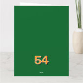 楽しい54歳の誕生日カード | 男の神話伝説 カード (裏面)