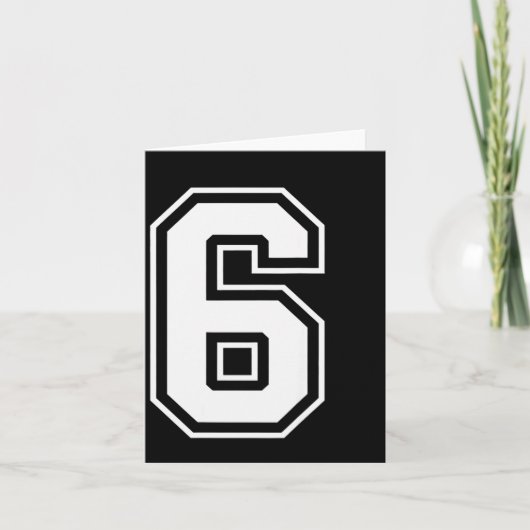 楽しい6と7のミームデザイン カード (正面)