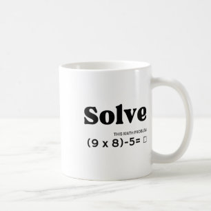楽しい6七67ミームPemdas学校の数学教師 コーヒーマグカップ
