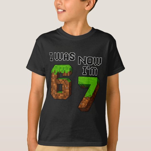 楽しい6歳 7歳になりました 6歳から7歳 ゲーム Xel 7歳の誕生日 Tシャツ (正面)