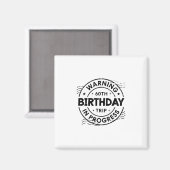 楽しい60歳の警告 60歳の誕生日の旅 I マグネット (正面/裏面)