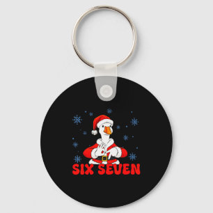 楽しい67のミーム あほのガチョウ クリスマス67のミーム Xmas B キーホルダー